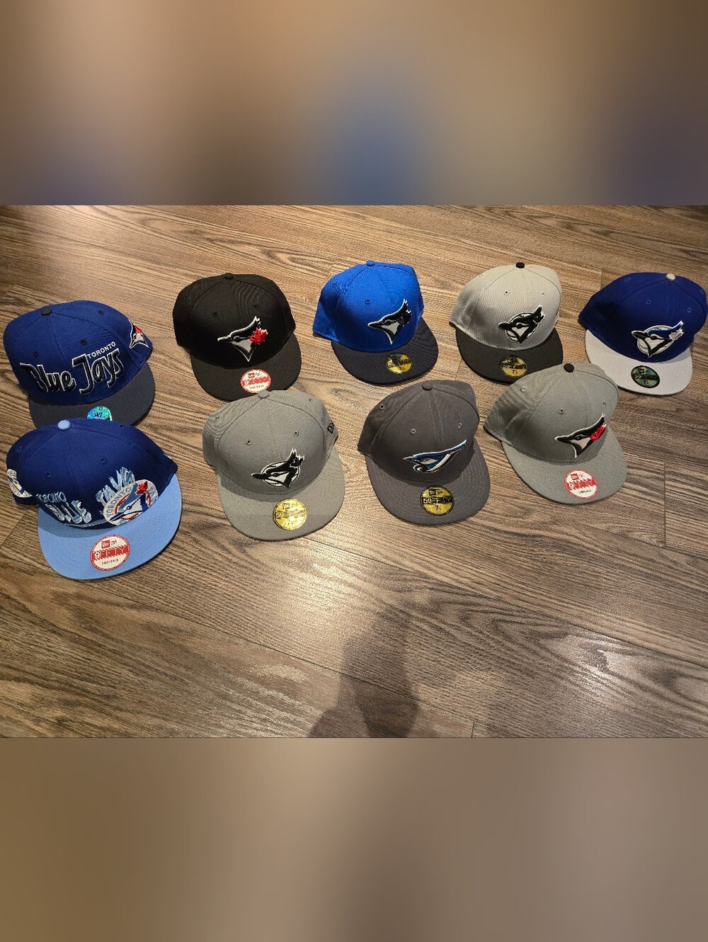 Lot Of Blue Jays Baseball Fitted/Snapback Hats